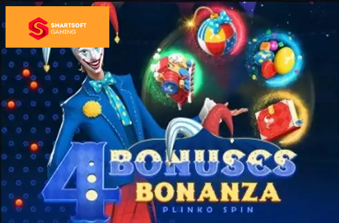 4 Bonuses Bonanza - Plinko Spin